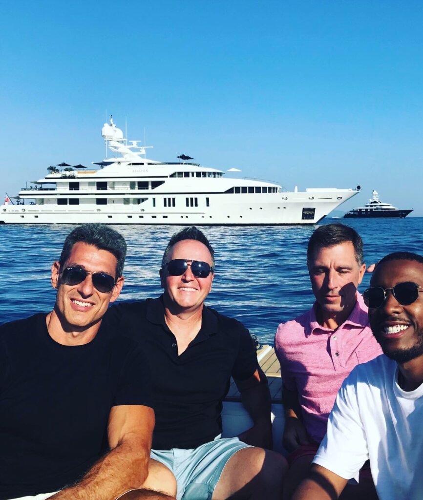Headed to Steve Harvey's yacht in Capri Italy